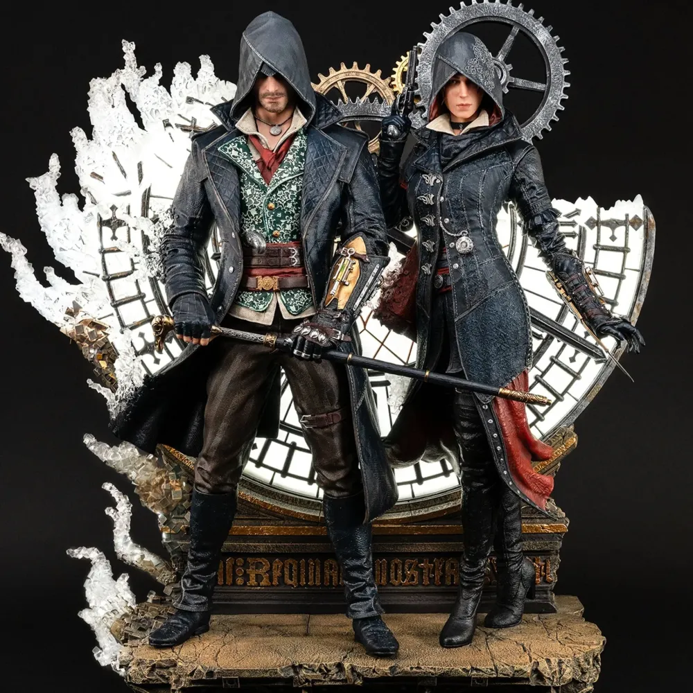 Hot PureArts Assassins Creed - Animus Jacob and Evie - Statue