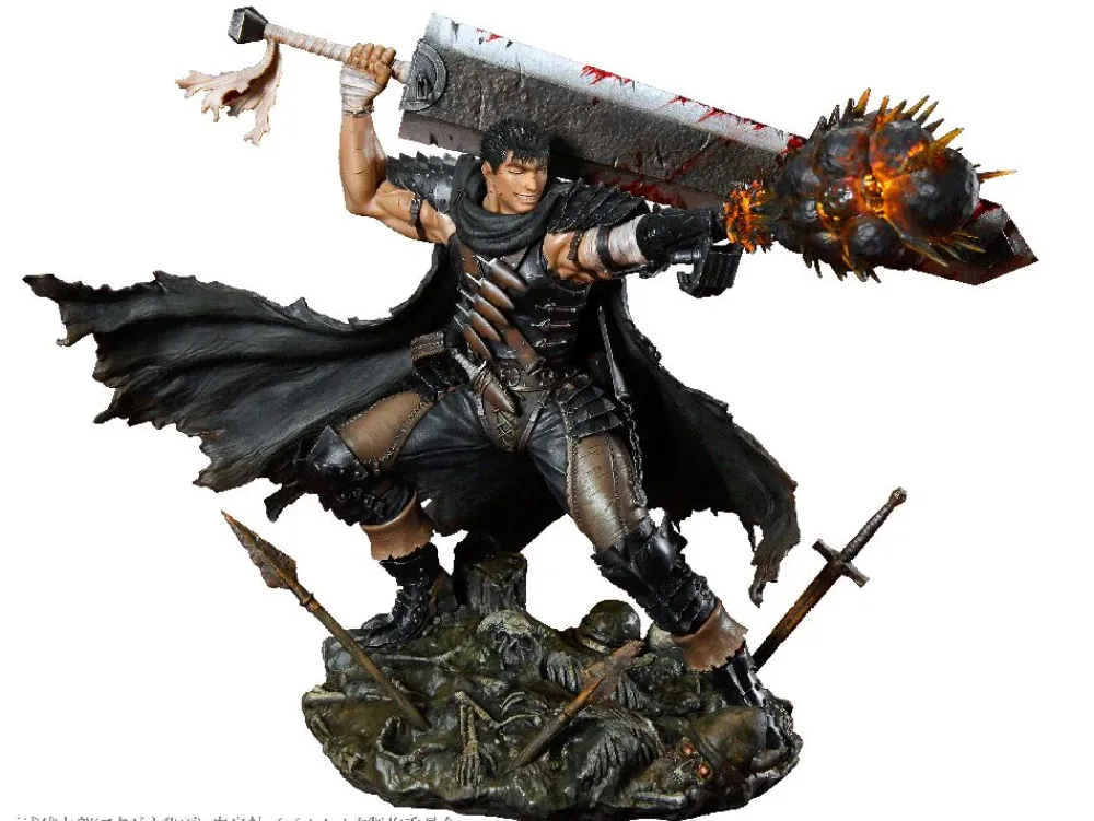 Sale UTC/Medicos Entertainment Berserk - Guts Black Swordsman Ver. 1/7 Scale - Statue