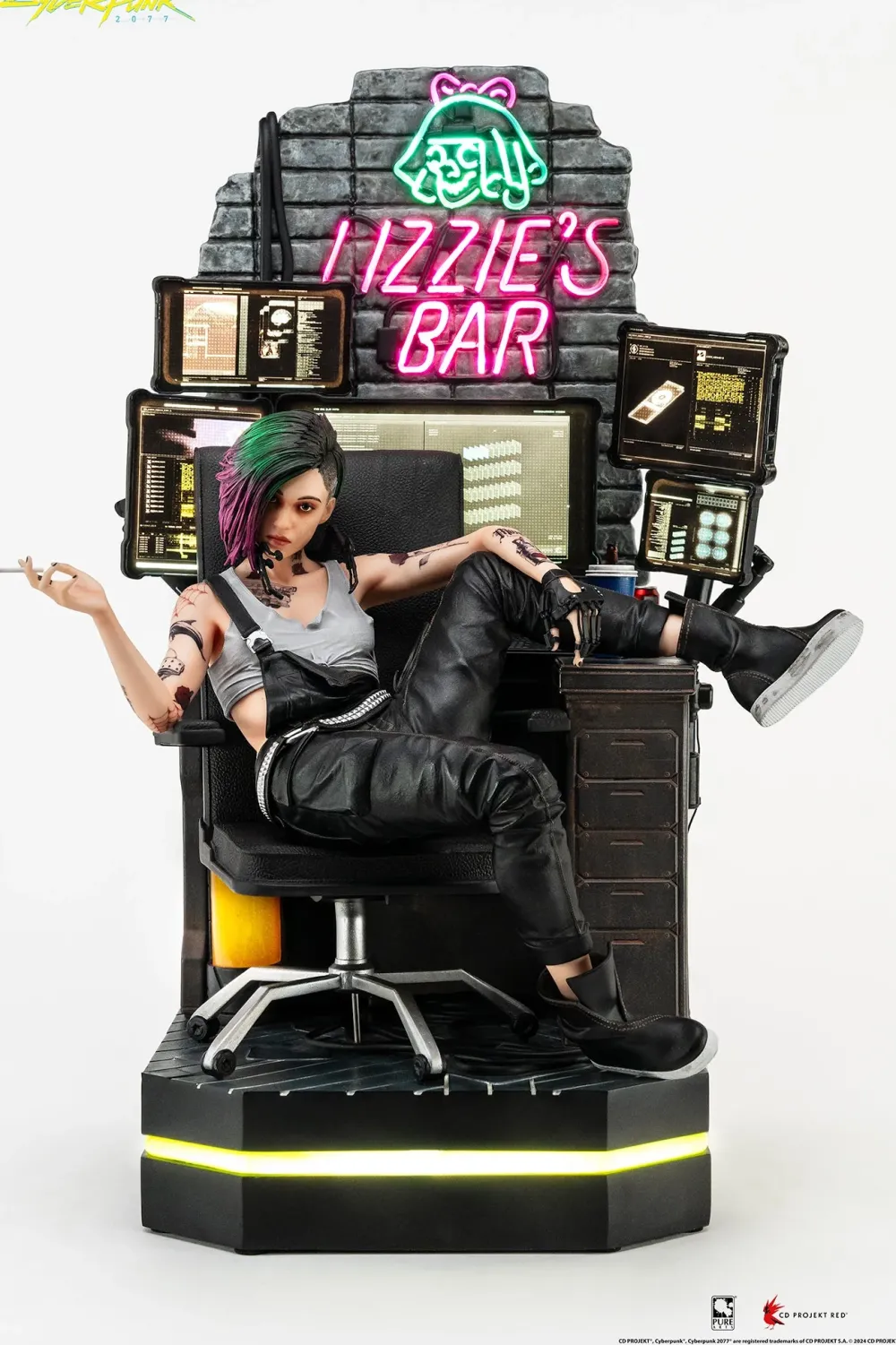 Clearance PureArts Cyberpunk 2077 Judy Alvarez 1/4 Scale Statue