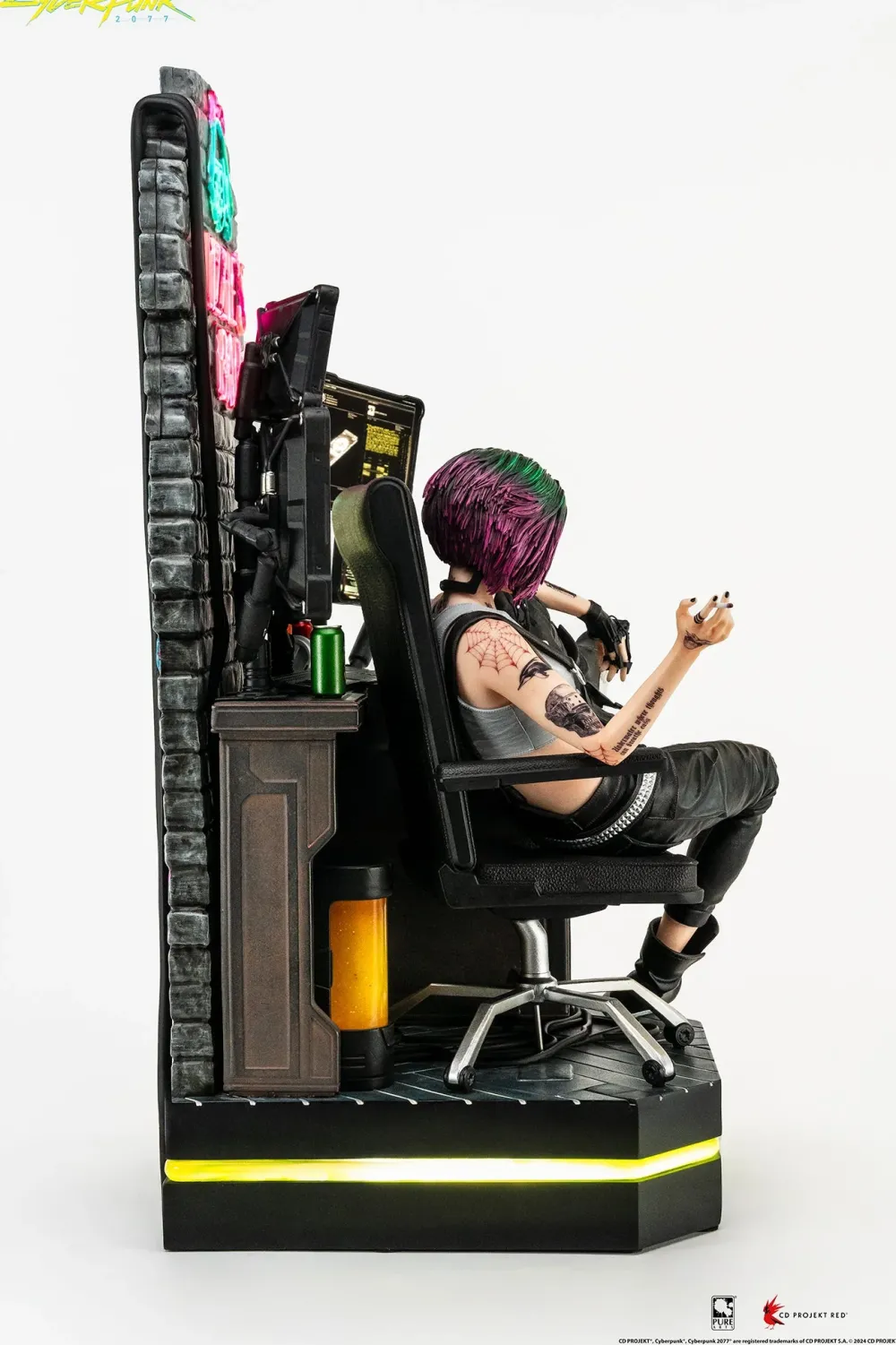 Clearance PureArts Cyberpunk 2077 Judy Alvarez 1/4 Scale Statue
