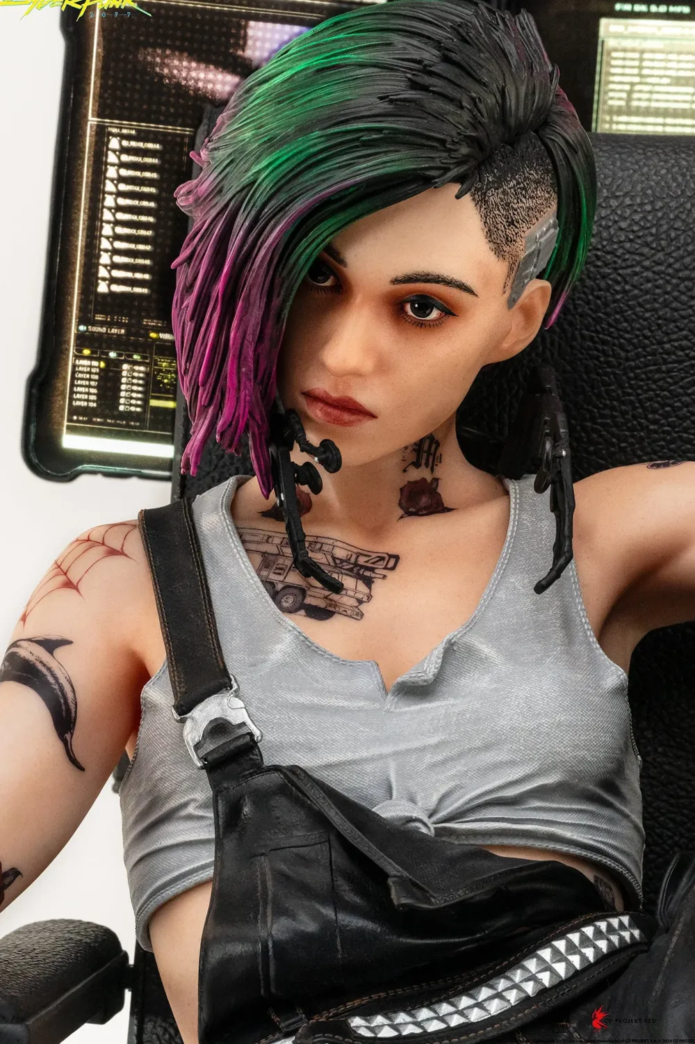 Clearance PureArts Cyberpunk 2077 Judy Alvarez 1/4 Scale Statue