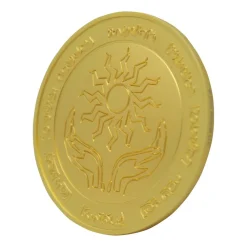 New Fanattik Dungeons & Dragons - 24k Gold Plated Amulet of Health - Medallion