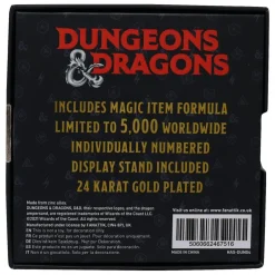 New Fanattik Dungeons & Dragons - 24k Gold Plated Amulet of Health - Medallion