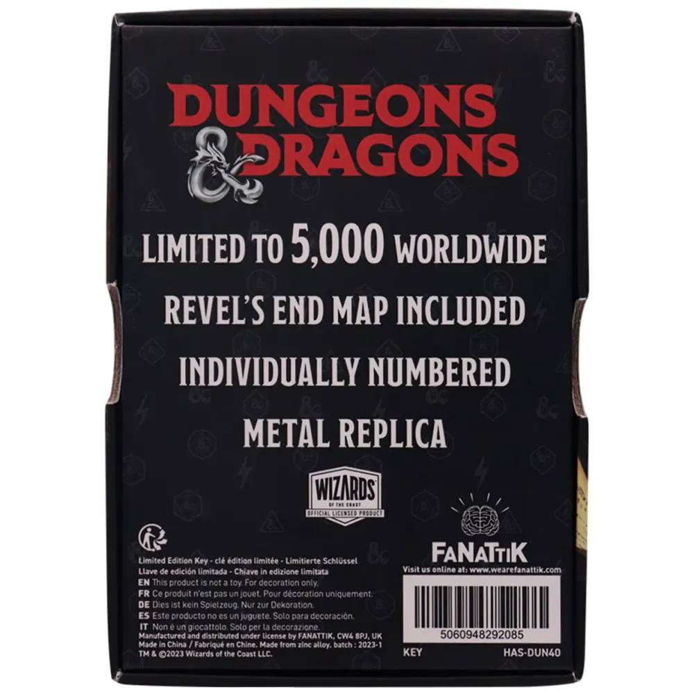 Fashion Fanattik Dungeons & Dragons - Thieves Key to the Vault Limited Edition - Replica