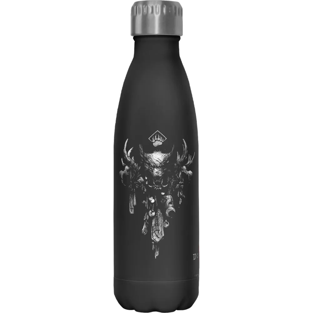 Sale Fifth Sun Dungeons and Dragons - Druid Sigil - Black 17 oz Stainless Steel Bottle
