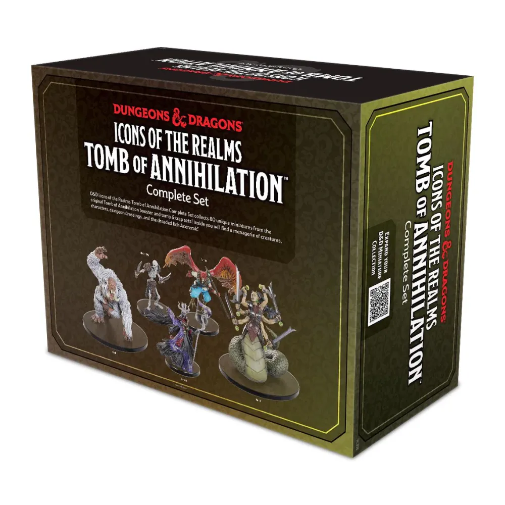 New WizKids Dungeons and Dragons - Icons of the Realms: Tomb of Annihilation - Complete Set