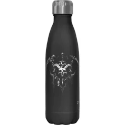 Discount Fifth Sun Dungeons and Dragons - Necromancer Sigil - Black 17 oz Stainless Steel Bottle