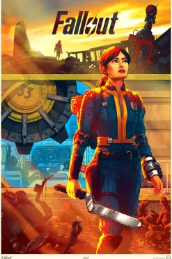 Best IGN Store/One Touch Point Fallout - Lucy 16 x 24 Lithograph Poster by Kevin Tong