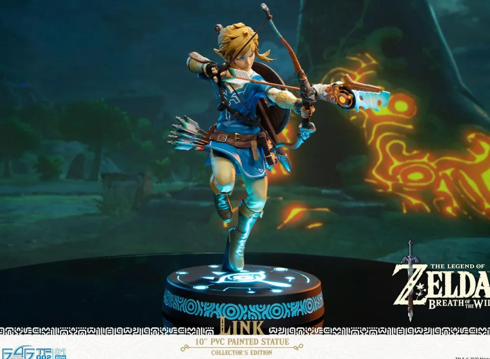 Sale DHS/F4F F4F The Legend of Zelda: Breath of the Wild - Link PVC Statue Collector's Edition