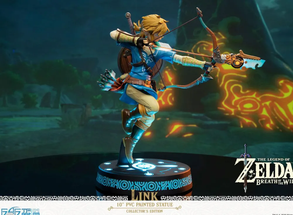 Sale DHS/F4F F4F The Legend of Zelda: Breath of the Wild - Link PVC Statue Collector's Edition