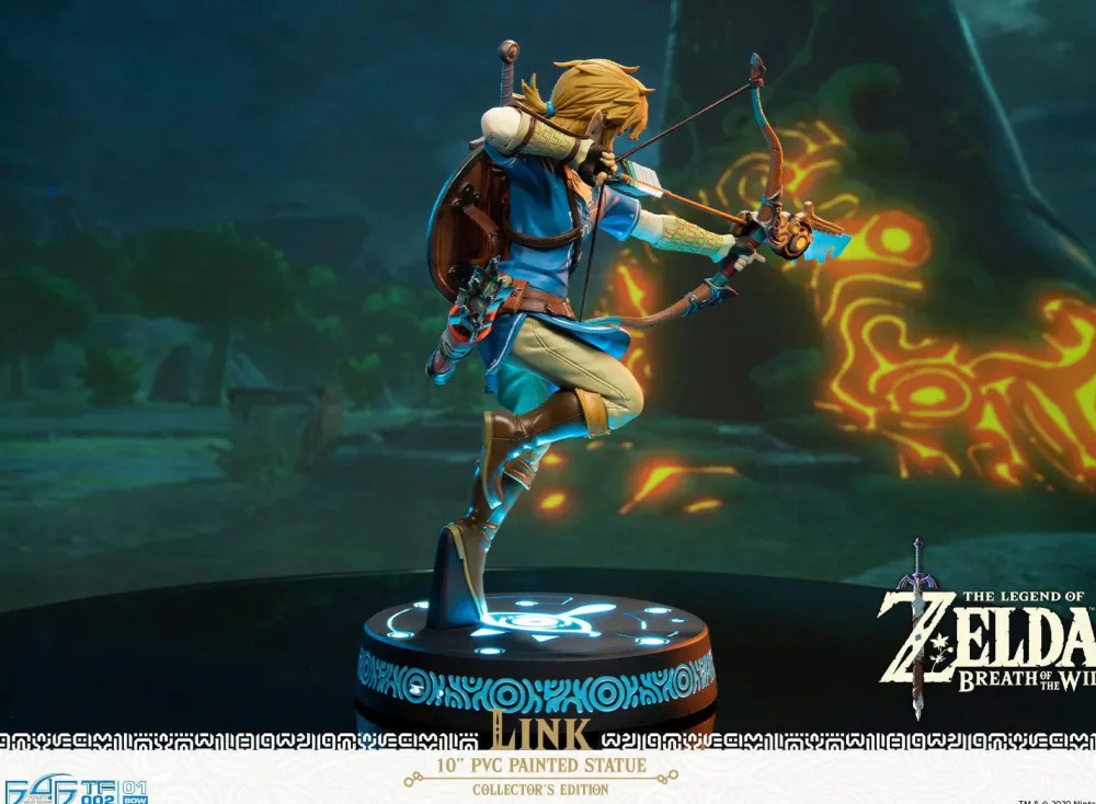 Sale DHS/F4F F4F The Legend of Zelda: Breath of the Wild - Link PVC Statue Collector's Edition
