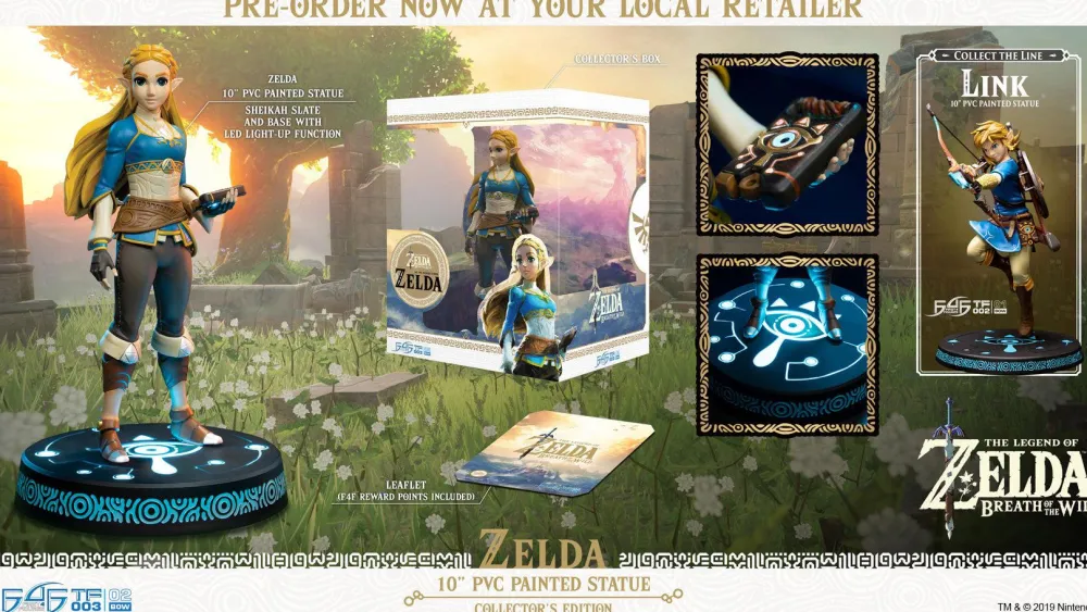 Best DHS/F4F F4F The Legend of Zelda: Breath of the Wild - Zelda PVC Statue Collector's Edition