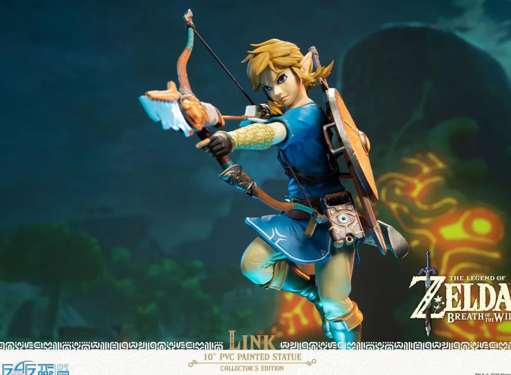 Sale DHS/F4F F4F The Legend of Zelda: Breath of the Wild - Link PVC Statue Collector's Edition