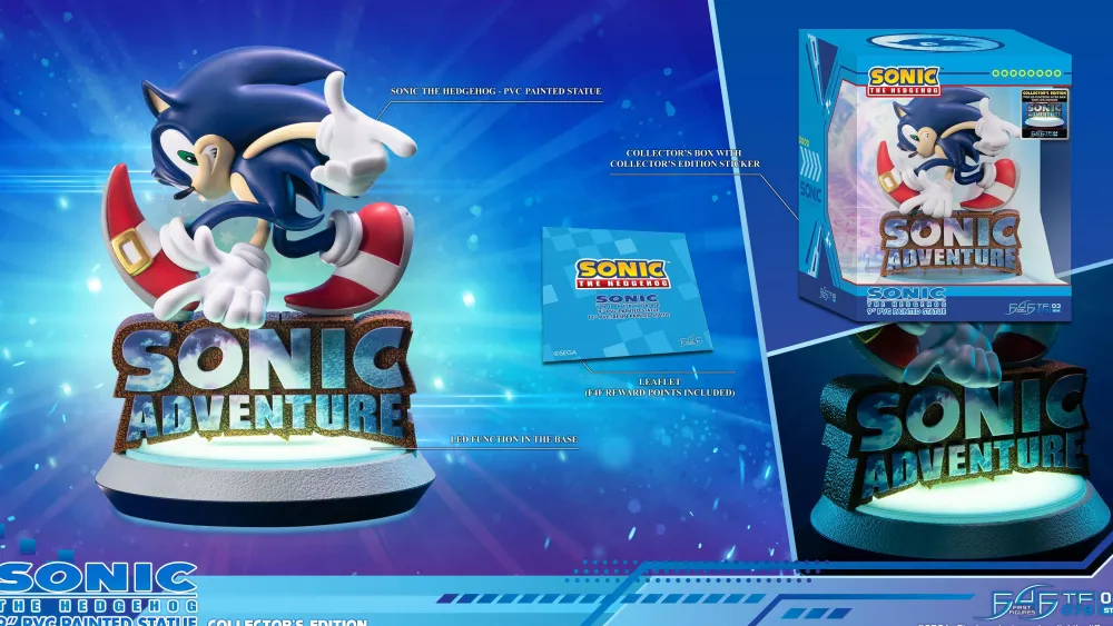 Sale DHS/First 4 Figures Sonic Adventure - Sonic The Hedgehog Collectors Edition Statue
