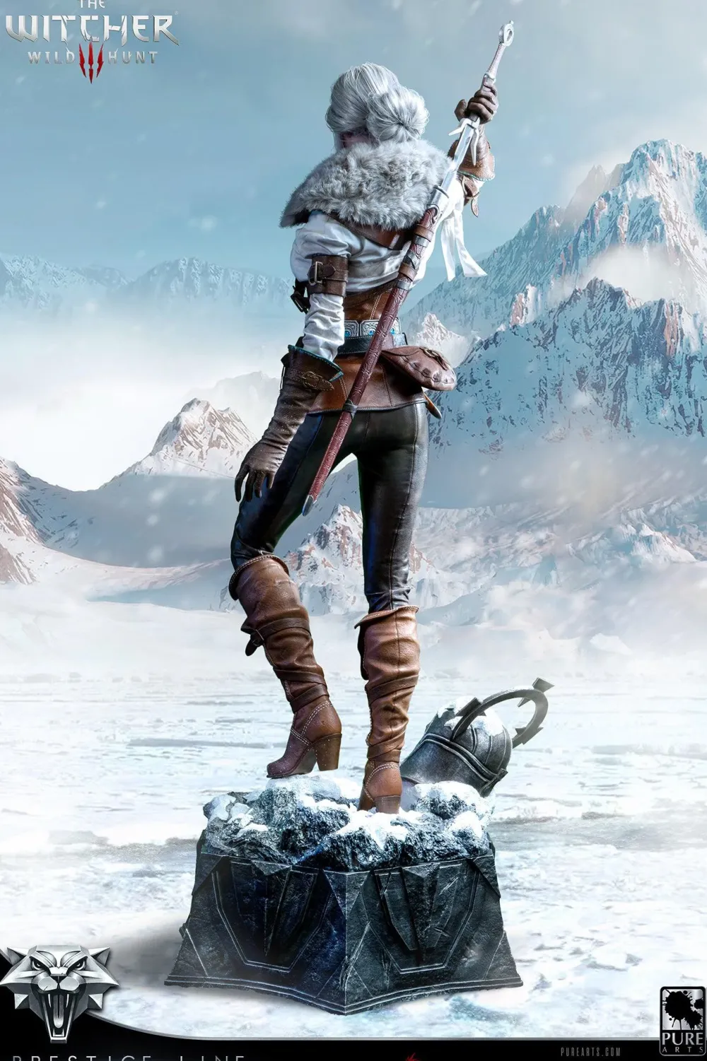 Fashion PureArts The Witcher 3 Wild Hunt - Ciri of Cintra 1-2 Scale - Statue
