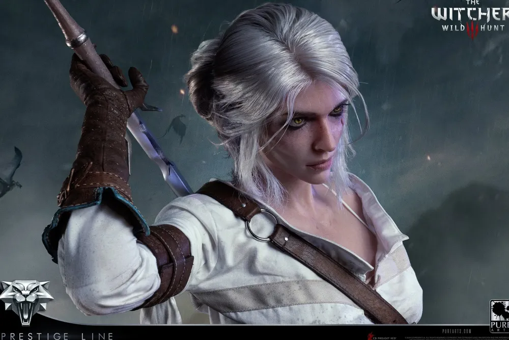 Fashion PureArts The Witcher 3 Wild Hunt - Ciri of Cintra 1-2 Scale - Statue