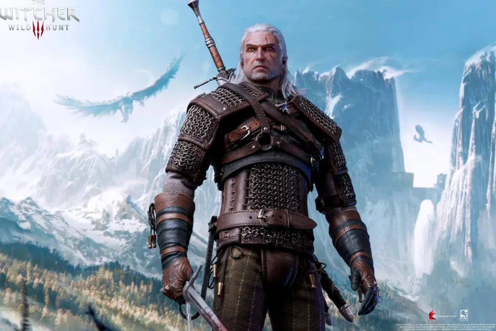Online PureArts The Witcher 3 Wild Hunt - Geralt of Rivia 1-6 Scale - Action Figure