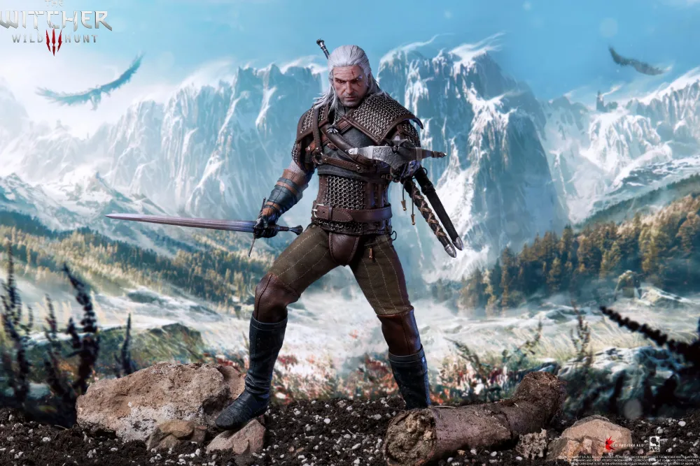 Online PureArts The Witcher 3 Wild Hunt - Geralt of Rivia 1-6 Scale - Action Figure