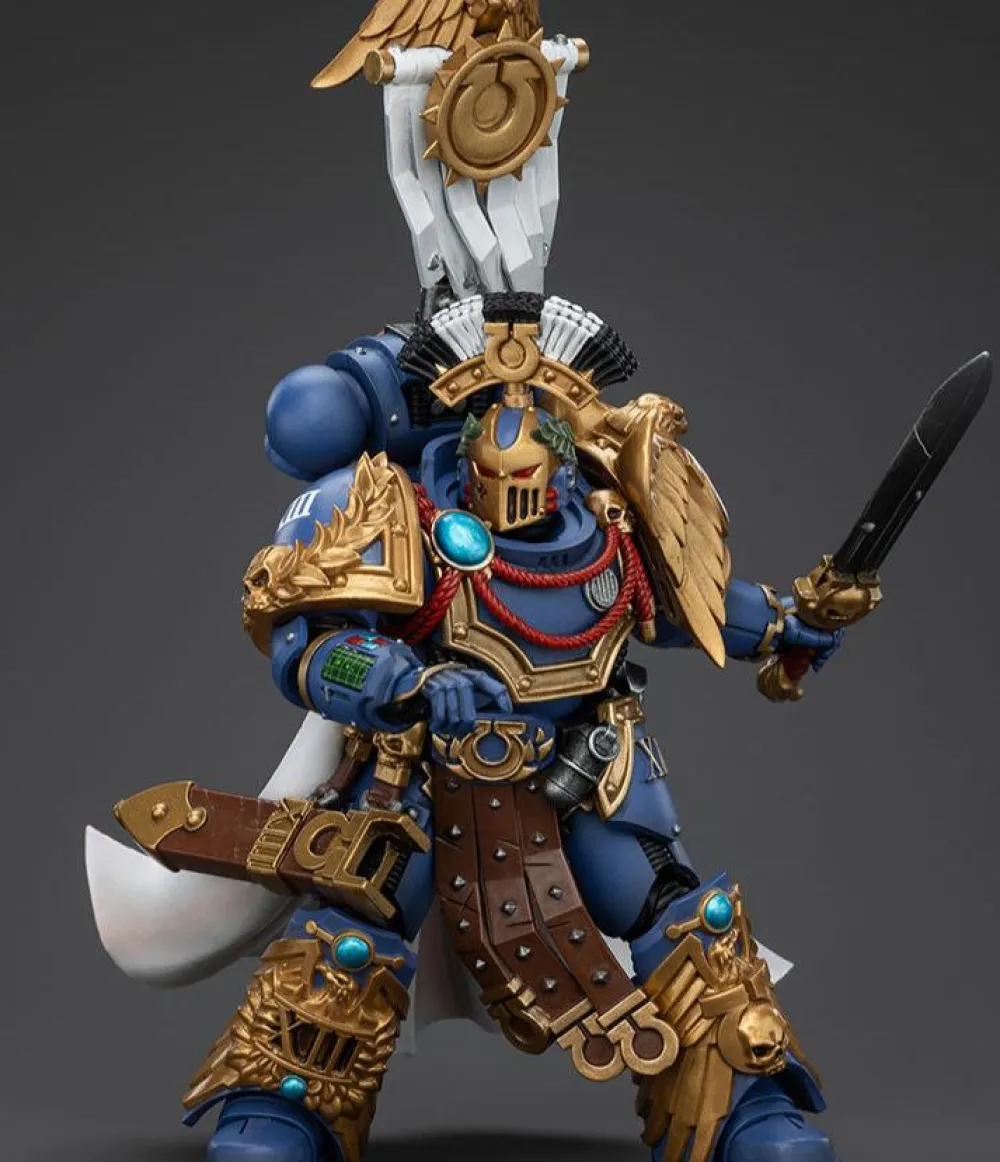 Sale Joytoy Warhammer 40,000 - Ultramarines Legion Praetor with Power Sword and Volkite Serpenta - Action Figure