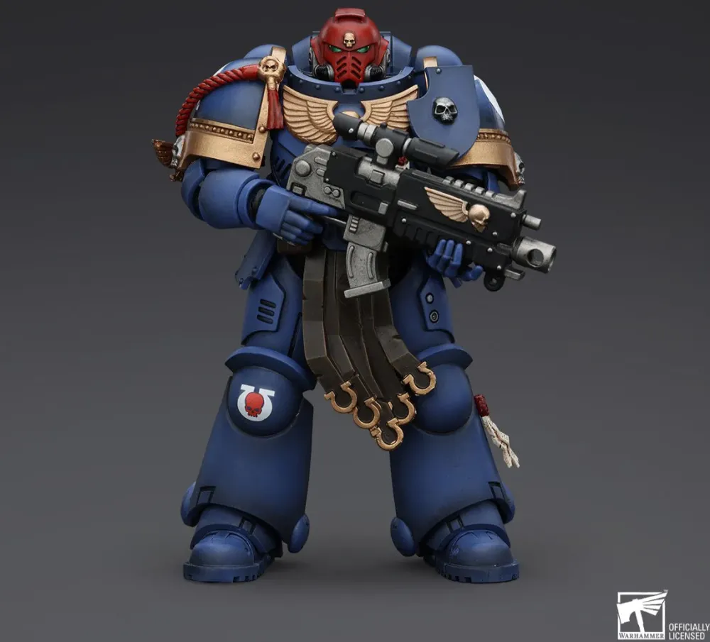 New Joytoy Warhammer 40,000: Space Marine 2 - Ultramarines Sergeant Gadriel - Action Figure