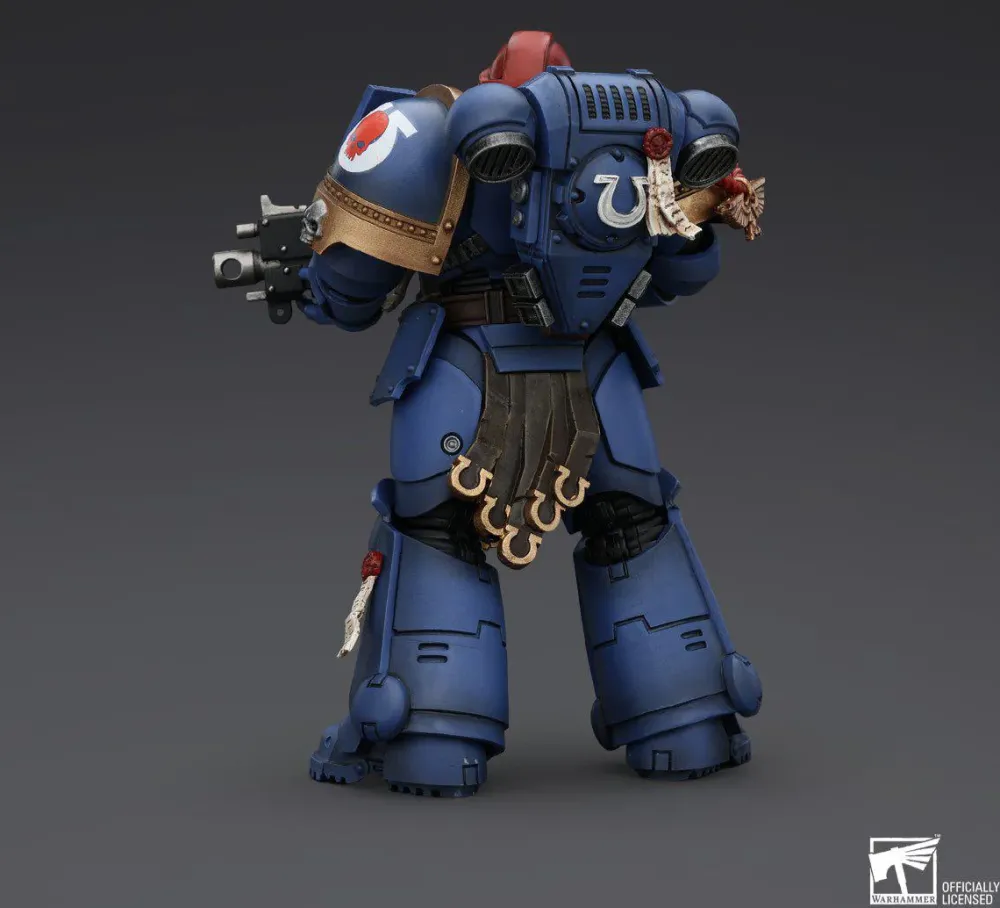 New Joytoy Warhammer 40,000: Space Marine 2 - Ultramarines Sergeant Gadriel - Action Figure