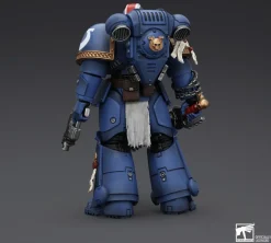 Clearance Joytoy Warhammer 40,000: Space Marine 2 - Ultramarines Lieutenant Titus - Action Figure
