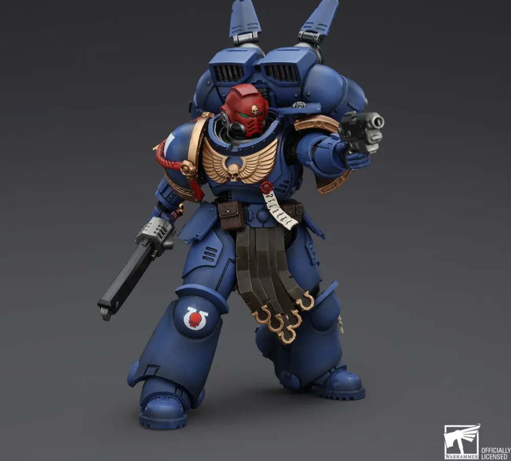 New Joytoy Warhammer 40,000: Space Marine 2 - Ultramarines Sergeant Gadriel - Action Figure