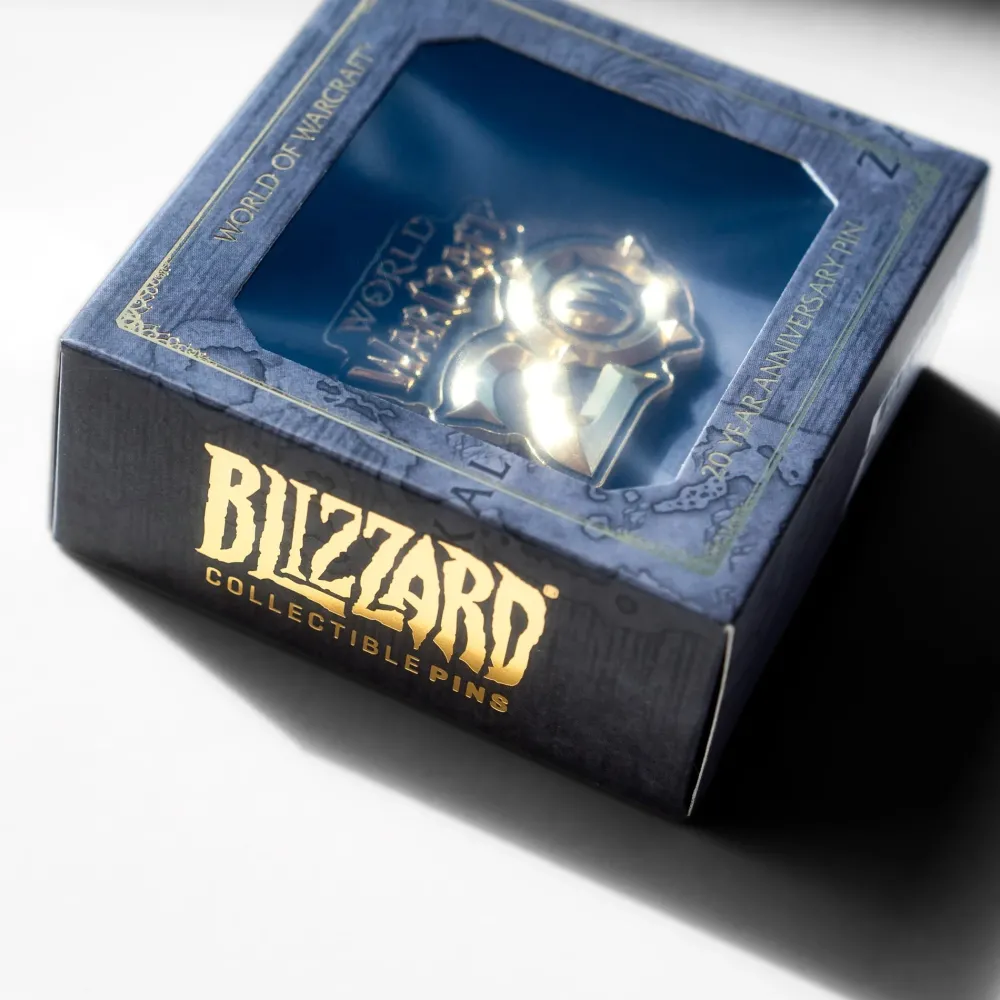 Online Bolt Production World of Warcraft - 20th Anniversary - Pin