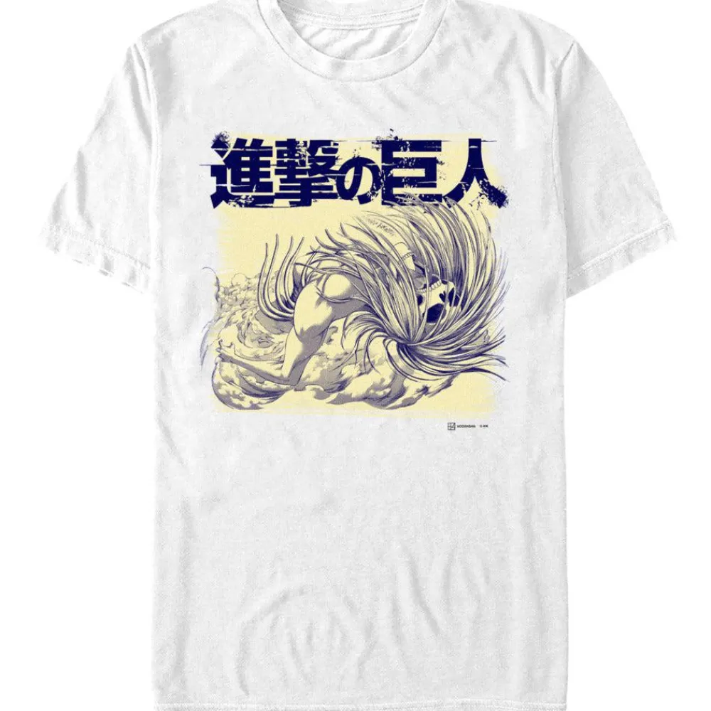 Fashion Fifth Sun Attack on Titan - Founding Titan Overlay - T-Shirt