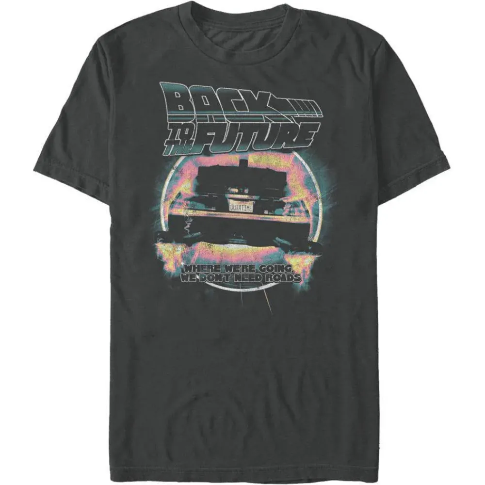 Discount Fifth Sun Back to the Future - Vintage Rainbow - T-Shirt