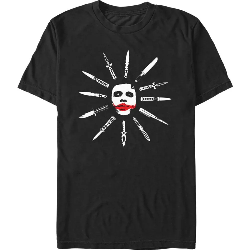 New Fifth Sun Batman - Joker Facepaint Knives - T-Shirt