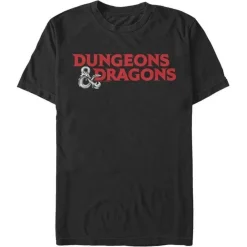 New Fifth Sun Dungeons and Dragons - D&D Logo Red - T-Shirt