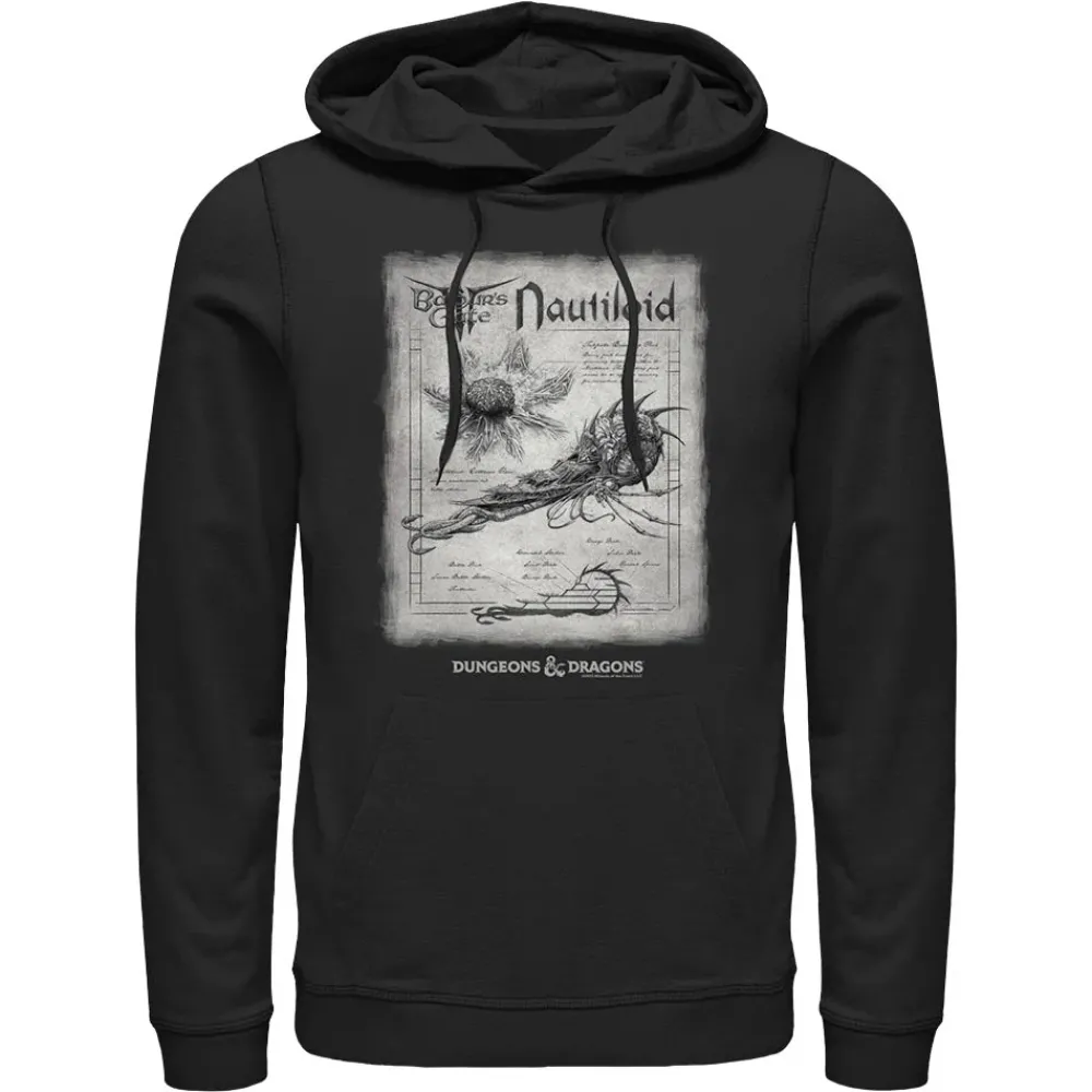 New Fifth Sun Dungeons and Dragons - Nautiloid Schematic - Hoodie