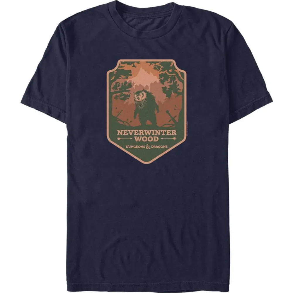 Fashion Fifth Sun Dungeons and Dragons - Neverwinter Wood Sign - T-Shirt