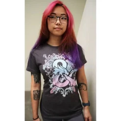 Discount Fifth Sun Dungeons and Dragons - Pastel Logo - T-Shirt