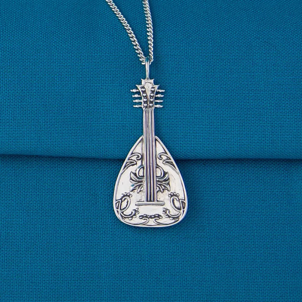 Best RockLove Jewelry Dungeons and Dragons X RockLove Bard Lute Necklace