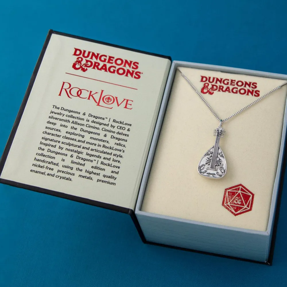 Best RockLove Jewelry Dungeons and Dragons X RockLove Bard Lute Necklace