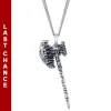 Fashion RockLove Jewelry Dungeons and Dragons X RockLove Holga Molten Axe Necklace