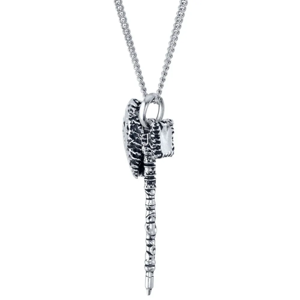 Fashion RockLove Jewelry Dungeons and Dragons X RockLove Holga Molten Axe Necklace