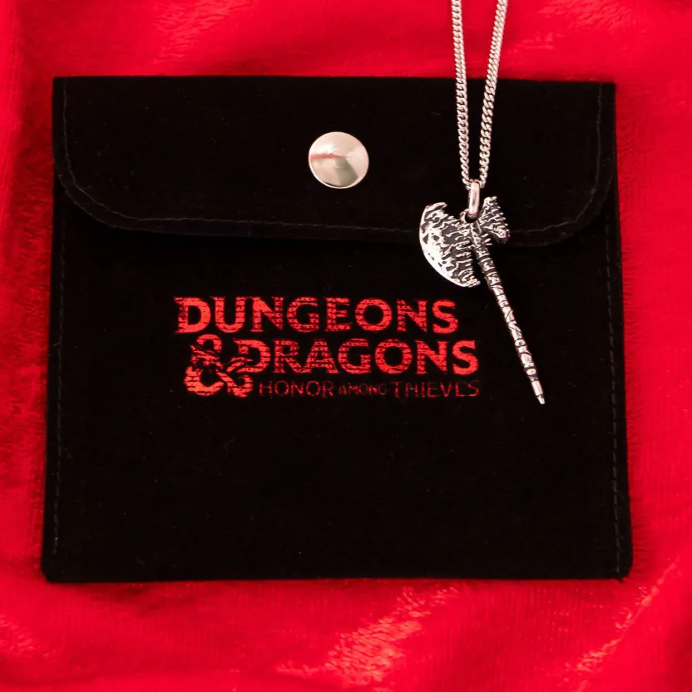 Fashion RockLove Jewelry Dungeons and Dragons X RockLove Holga Molten Axe Necklace