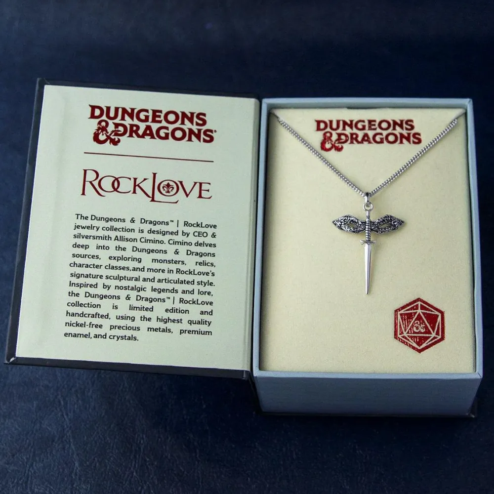 Online RockLove Jewelry Dungeons and Dragons X RockLove Rogue Dagger Necklace
