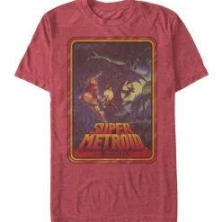 New Fifth Sun Metroid - Super Metroid SFC Cover Distressed - T-Shirt