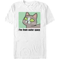 Hot Fifth Sun Rick and Morty - Outer Space Cat - T-Shirt