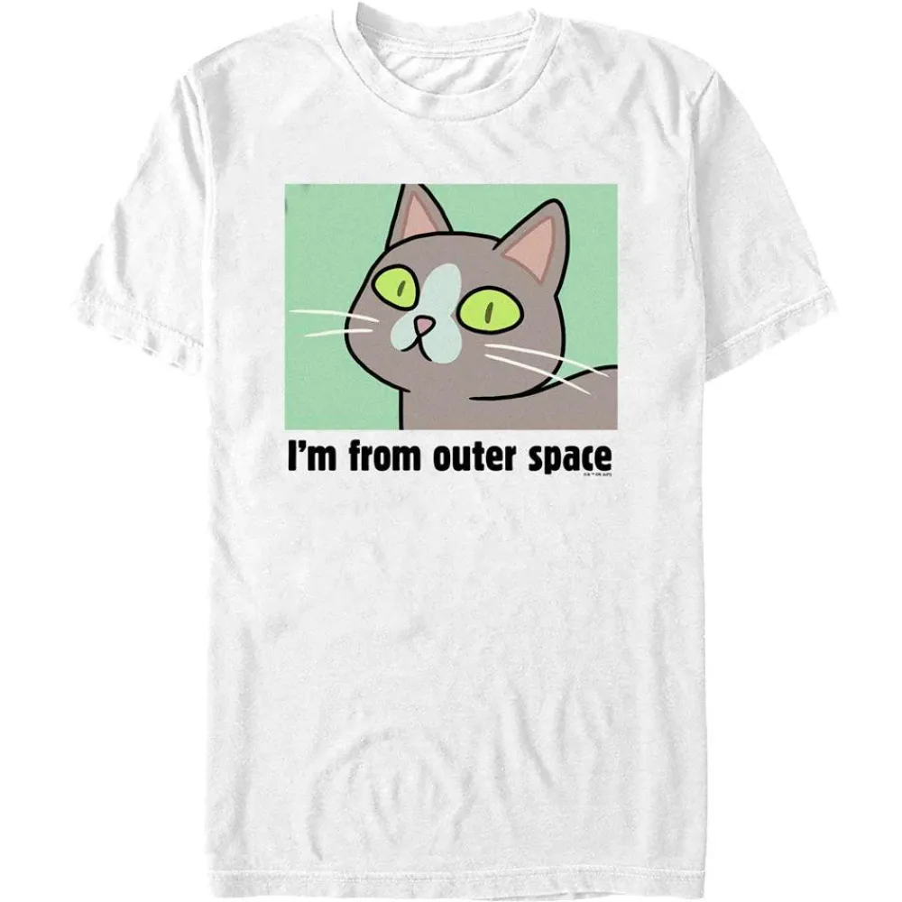 Hot Fifth Sun Rick and Morty - Outer Space Cat - T-Shirt