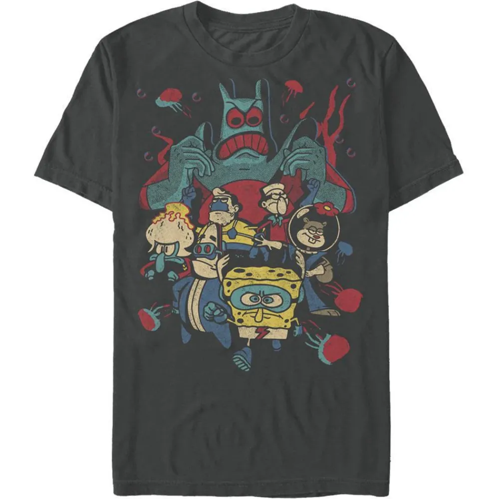 New Fifth Sun SpongeBob SquarePants - Spongebob Heroes - T-Shirt