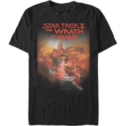 Fashion Fifth Sun Star Trek: The Wrath of Khan - Vintage Poster - T-Shirt