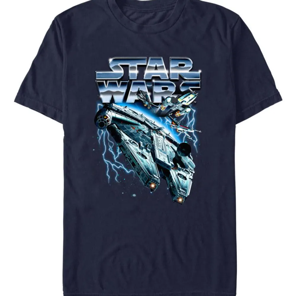Clearance Fifth Sun Star Wars - Metal Ship - T-Shirt