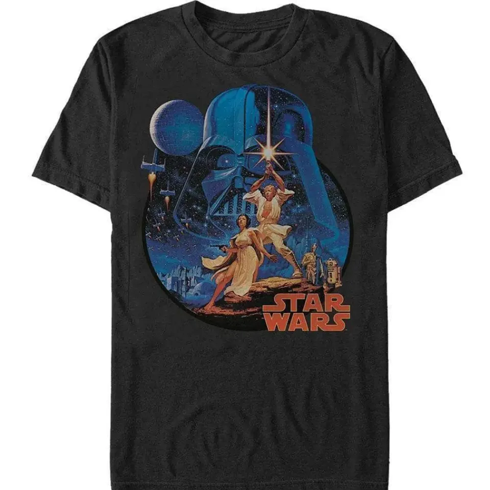Sale Fifth Sun Star Wars - Retro Poster - T-Shirt