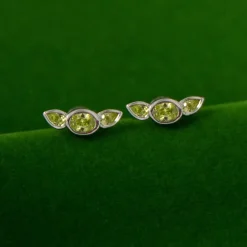 New RockLove Jewelry Star Wars X RockLove Grogu Crystal Stud Earrings