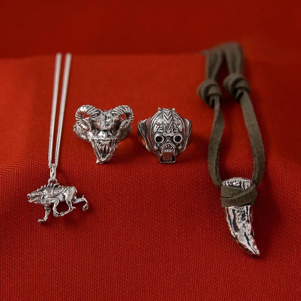 Clearance RockLove Jewelry Star Wars X RockLove Rancor Tooth Necklace